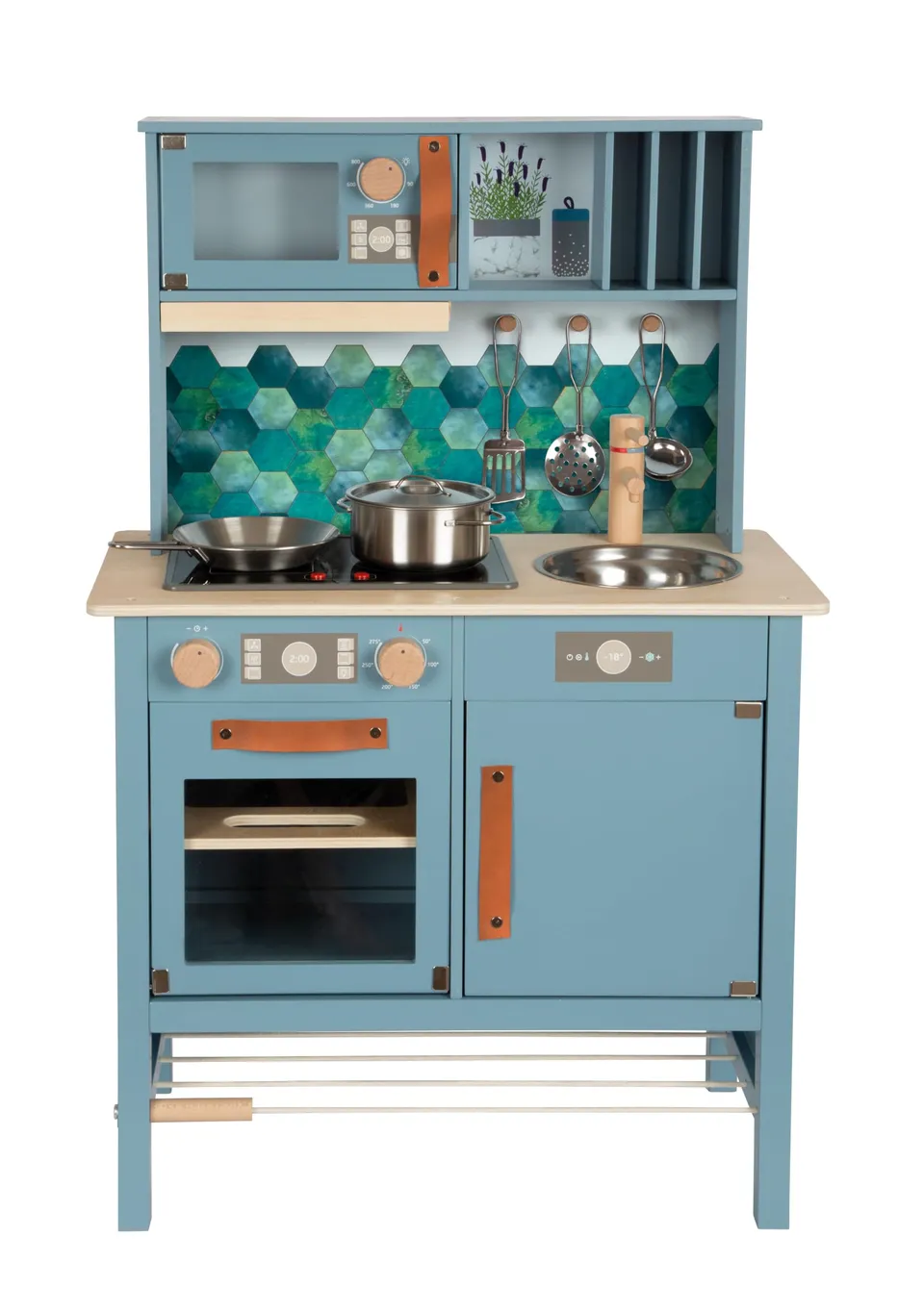smallfoot tasty 12216 cucina gioco legno blu