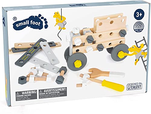 smallfoot Miniwob set costruzioni legno con attrezzi