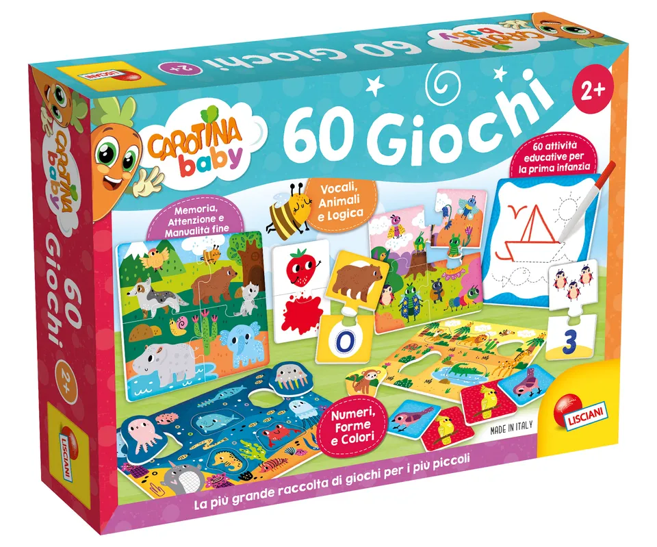 Lisciani Carotina Baby 60 Giochi educativi prima infanzia