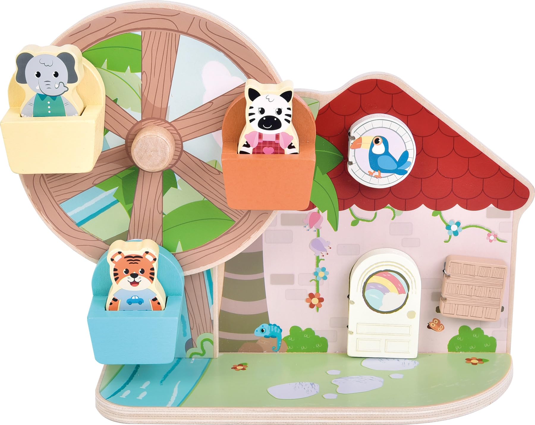 smallfoot Jungle Friends 12764 ruota panoramica in legno