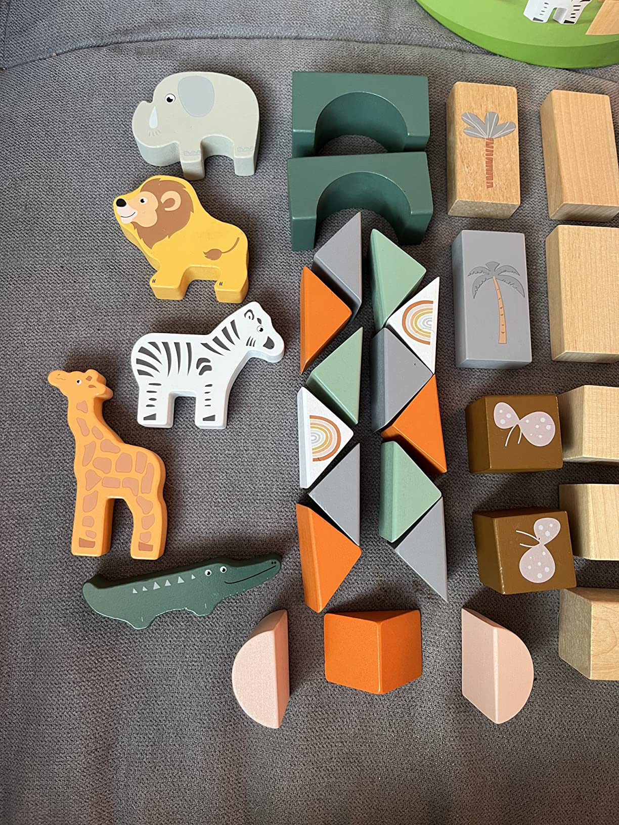 smallfoot Safari 11699 cubetti costruzioni legno 50 pezzi