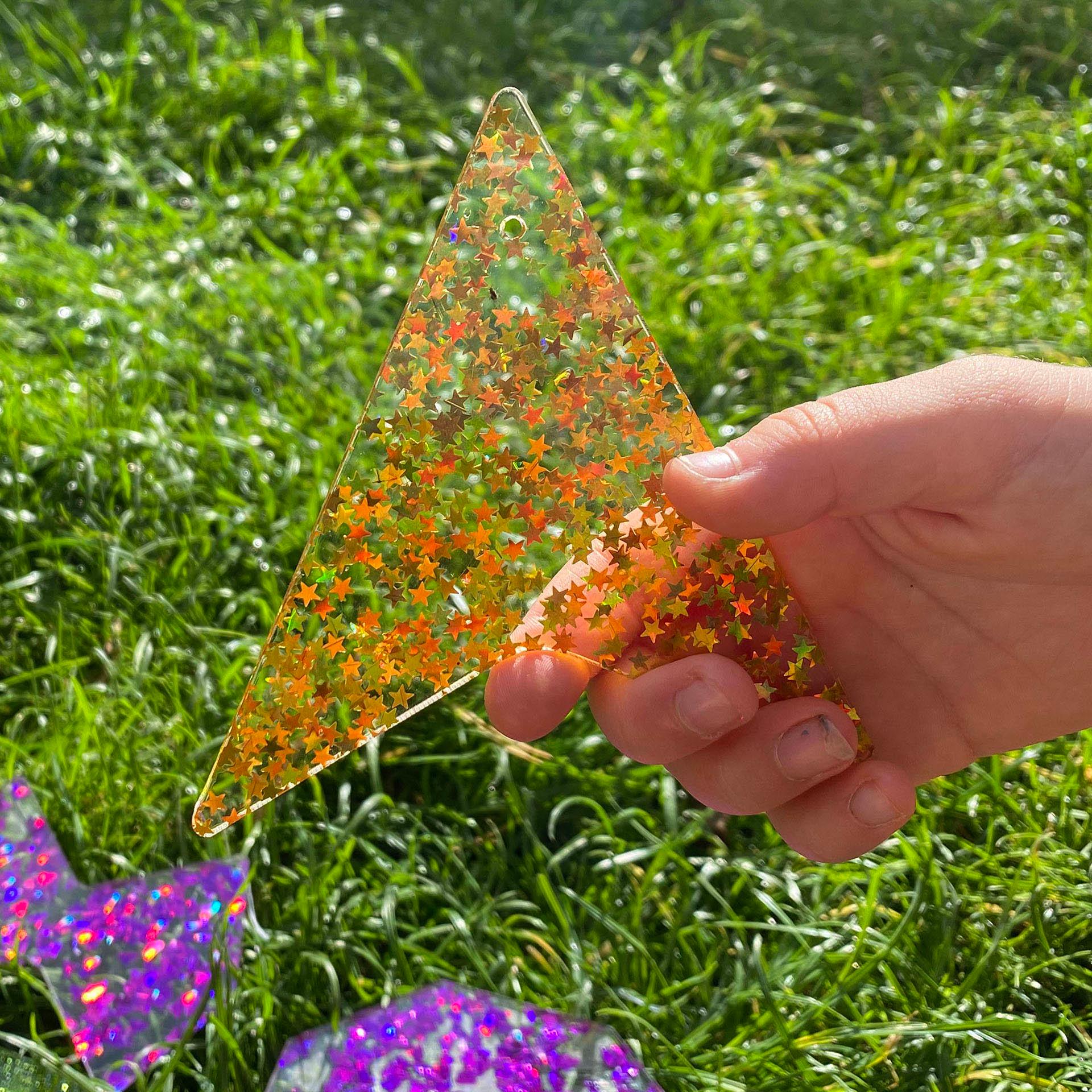 Tickit Rainbow Glitter Shapes forme 21 pezzi glitter colori