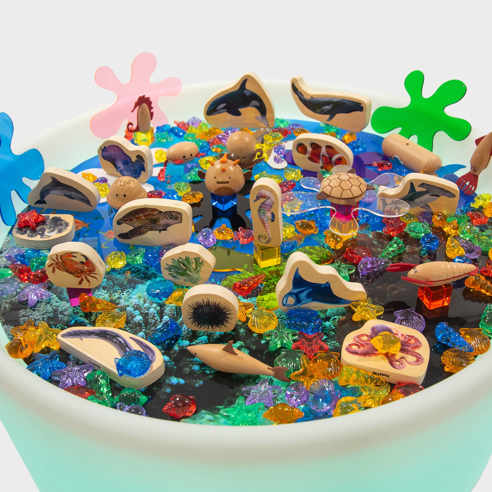 Tickit Discovery Sea Table Bundle tavolo luminoso con set mare