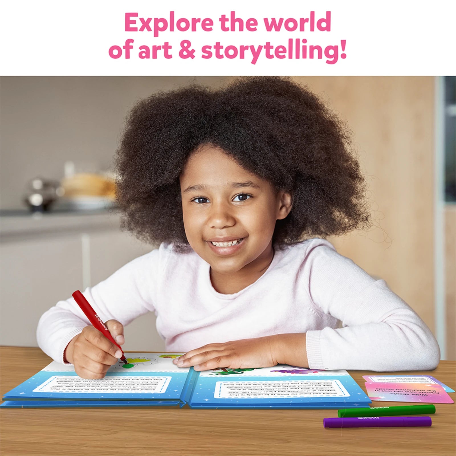 Skillmatics My Storybook Unicorns Princesses kit creativo 5-10 anni