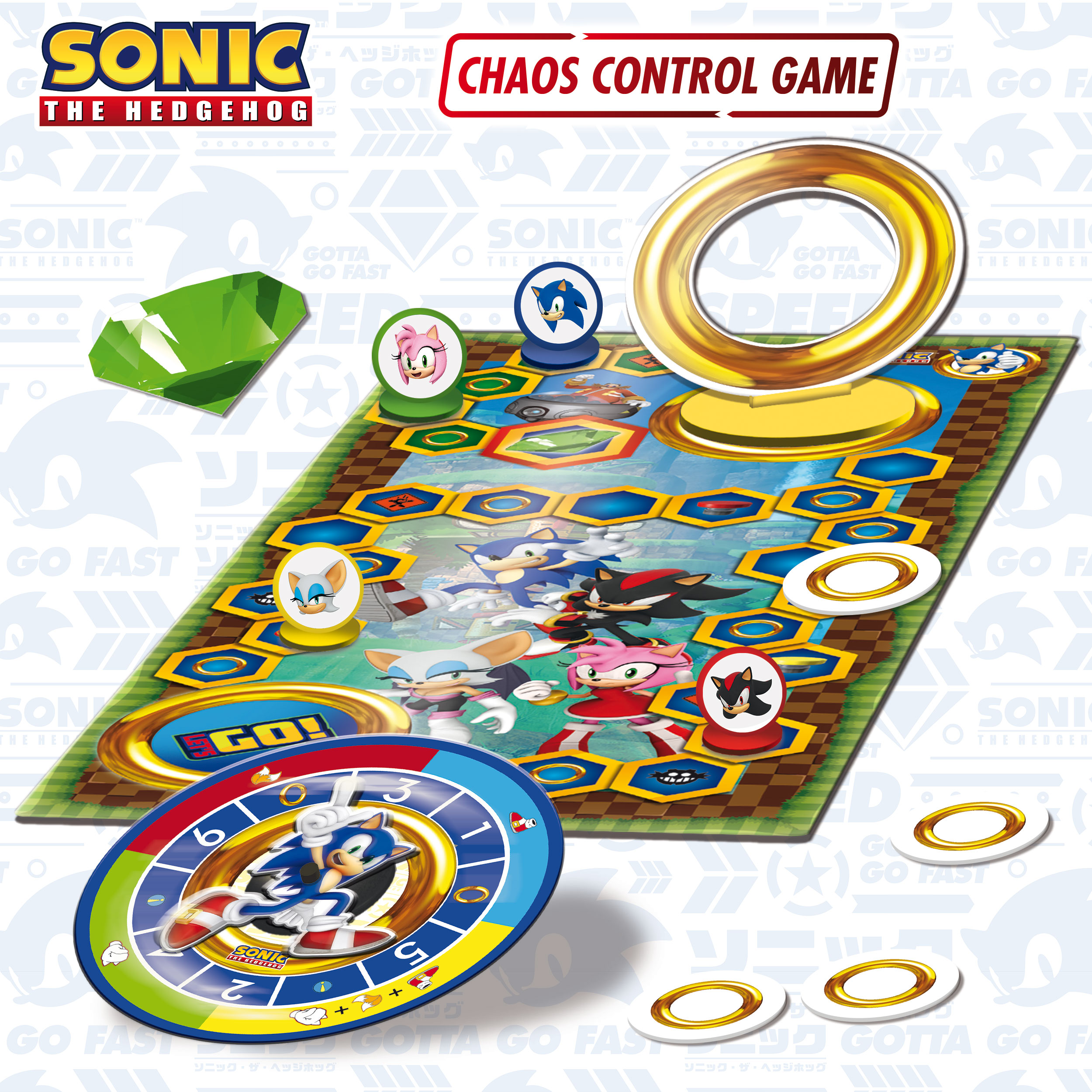 Lisciani Sonic Chaos Control Game gioco da tavolo anelli