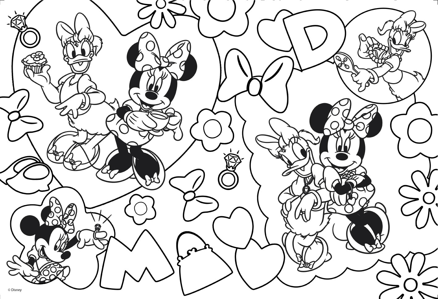 Lisciani Disney Maxifloor 2x24 Minnie puzzle bambini
