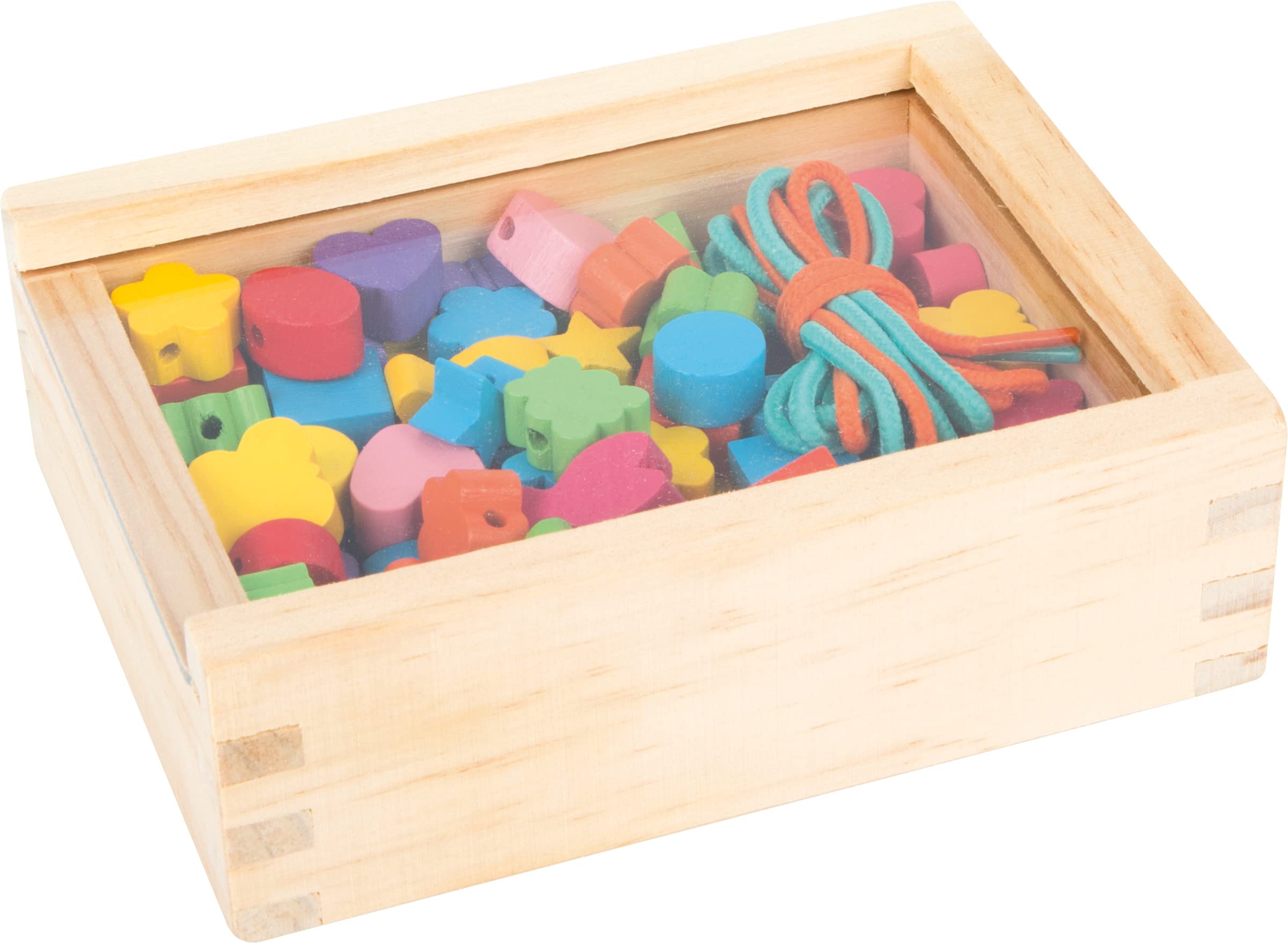 smallfoot 11060 kit perline legno creative braccialetti 3 anni FSC