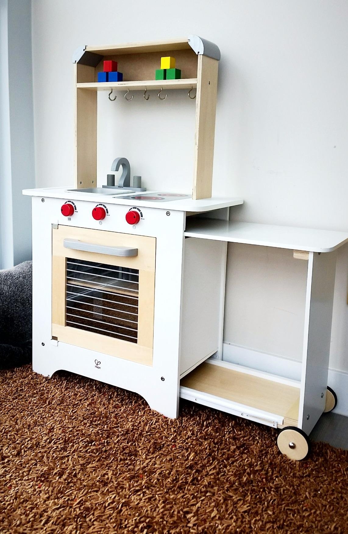 Hape Cucina Chef cucina legno rossa con forno