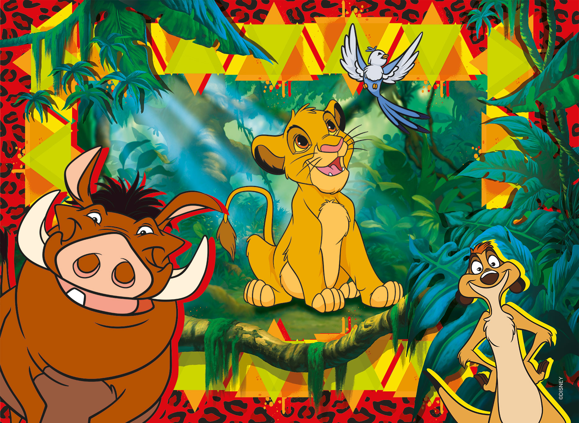 Lisciani Giochi Disney Puzzle Maxi Floor 60 Re Leone puzzle 60 pezzi da colorare