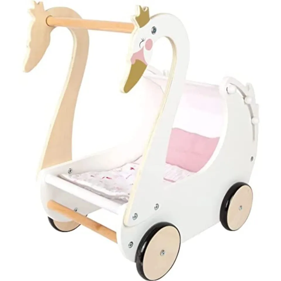 smallfoot Cigno carrozzina bambole legno fino 46 cm