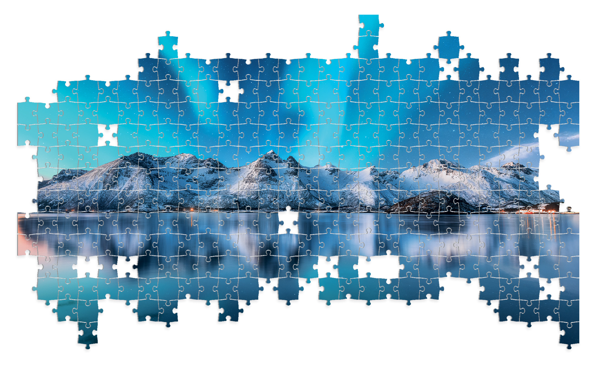 Lisciani Puzzle Poster Aurora Borealis puzzle 1500 pezzi