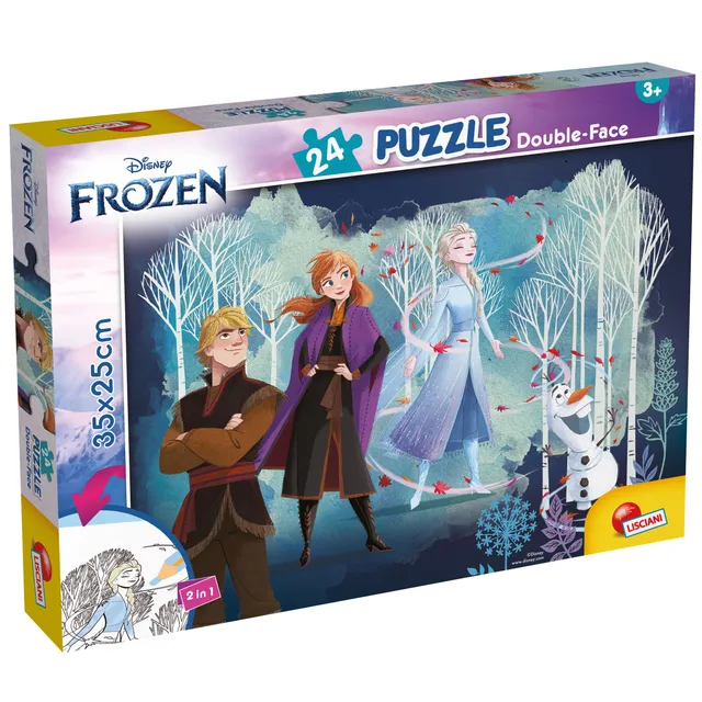 Lisciani Disney Puzzle DF M-Plus 24 Frozen da colorare