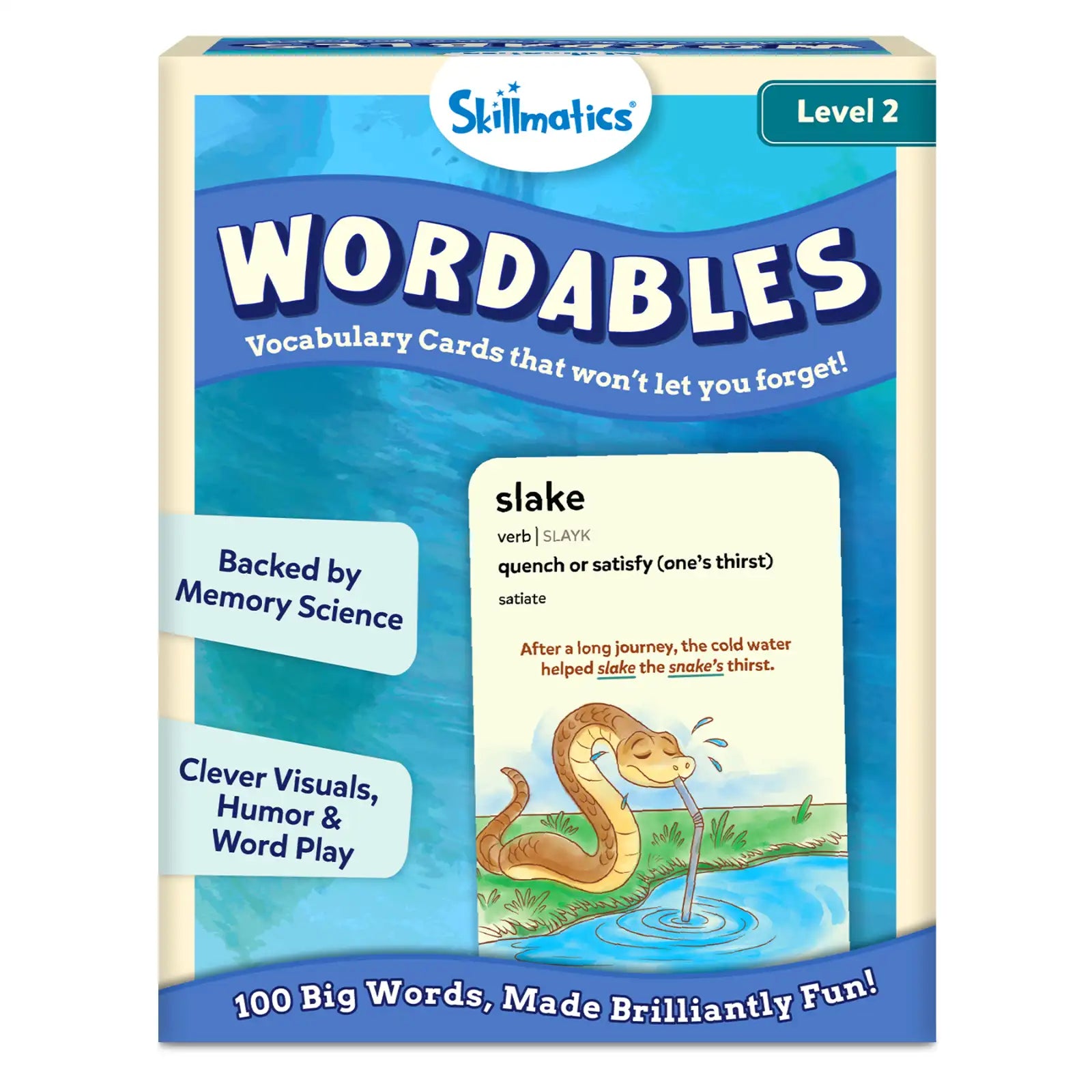 Skillmatics Wordables Level 2 flashcard vocabolario 10+ anni
