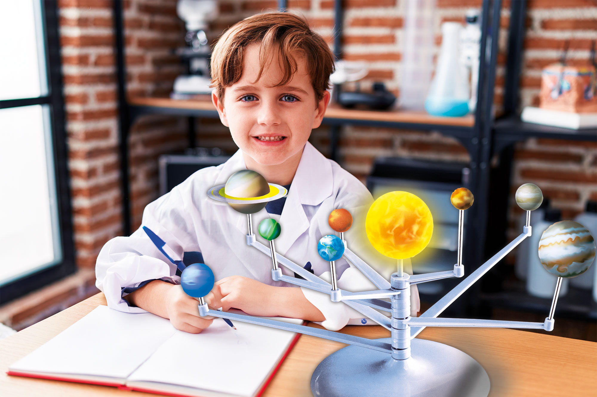 Lisciani I'm a Genius Laboratorio Spazio sistema solare bambini