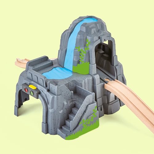 Hape Set Montagna galleria treno legno luci e suoni