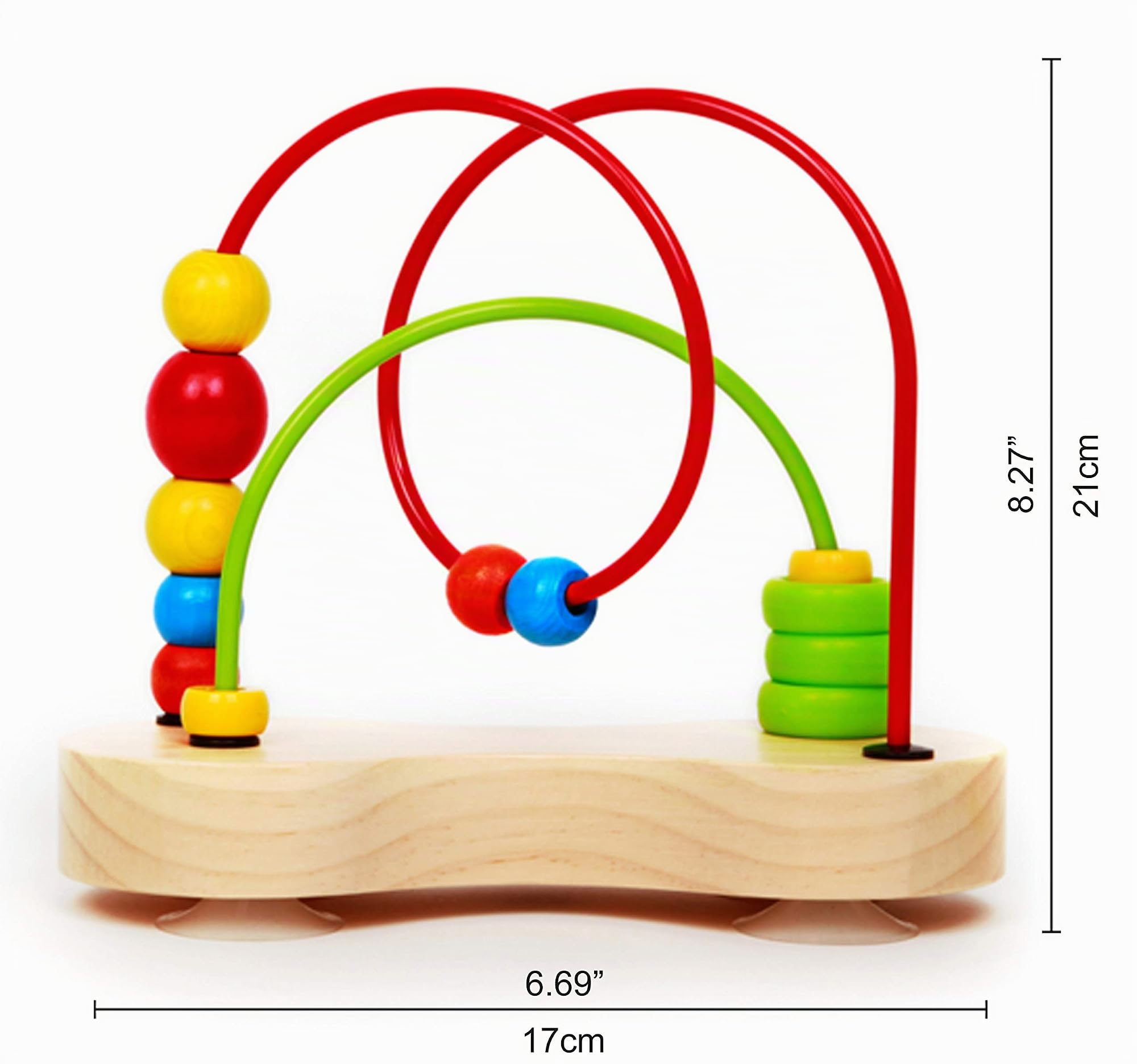 Hape Doppio Tracciato labirinto perline legno 6 mesi