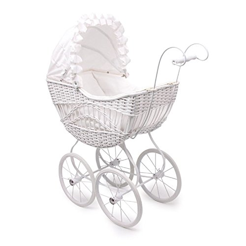 smallfoot Evelin 8770 carrozzina bambole bianca elegante