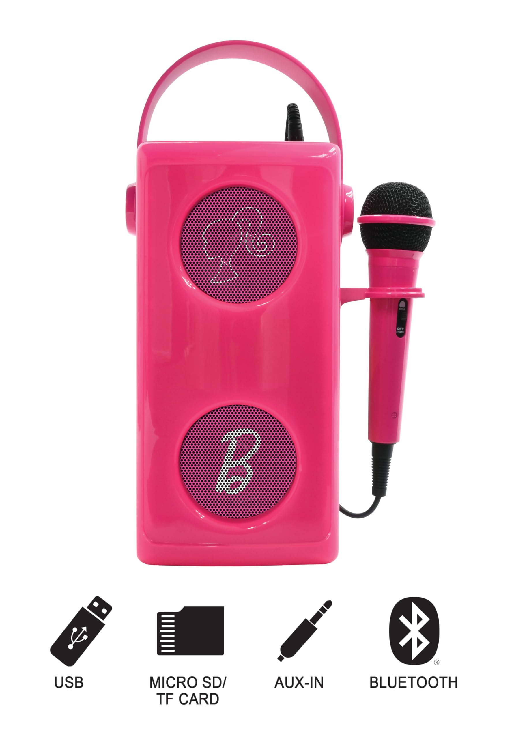 Lexibook Barbie BTP185BBZ altoparlante bluetooth rosa con microfono