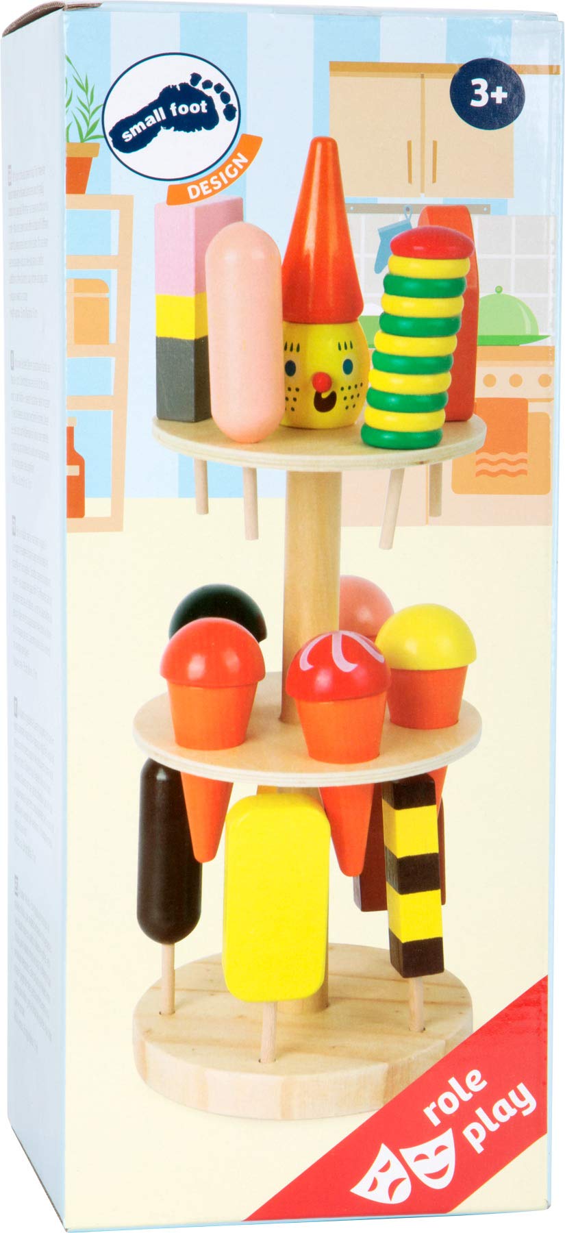 smallfoot Porta gelati 5261 cucina gioco legno 15 gelati