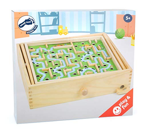 smallfoot 11229 labirinto biglie legno dai 5 anni