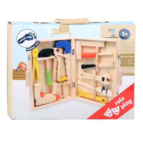 smallfoot Lino 2079 Cassetta Attrezzi Legno 12 Pezzi