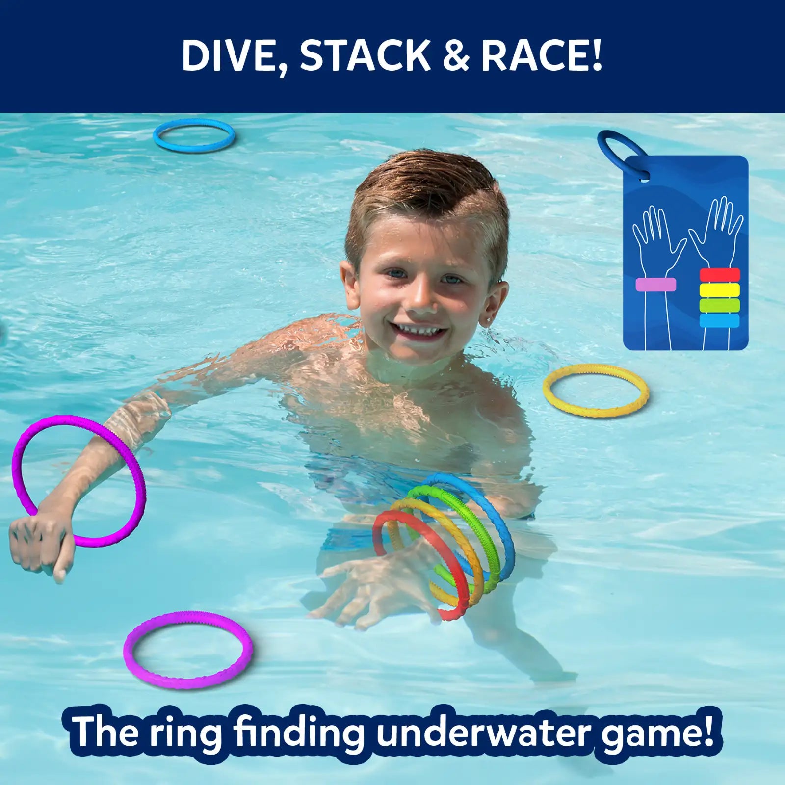Skillmatics Ring Rush gioco piscina subacqueo 6+ anni