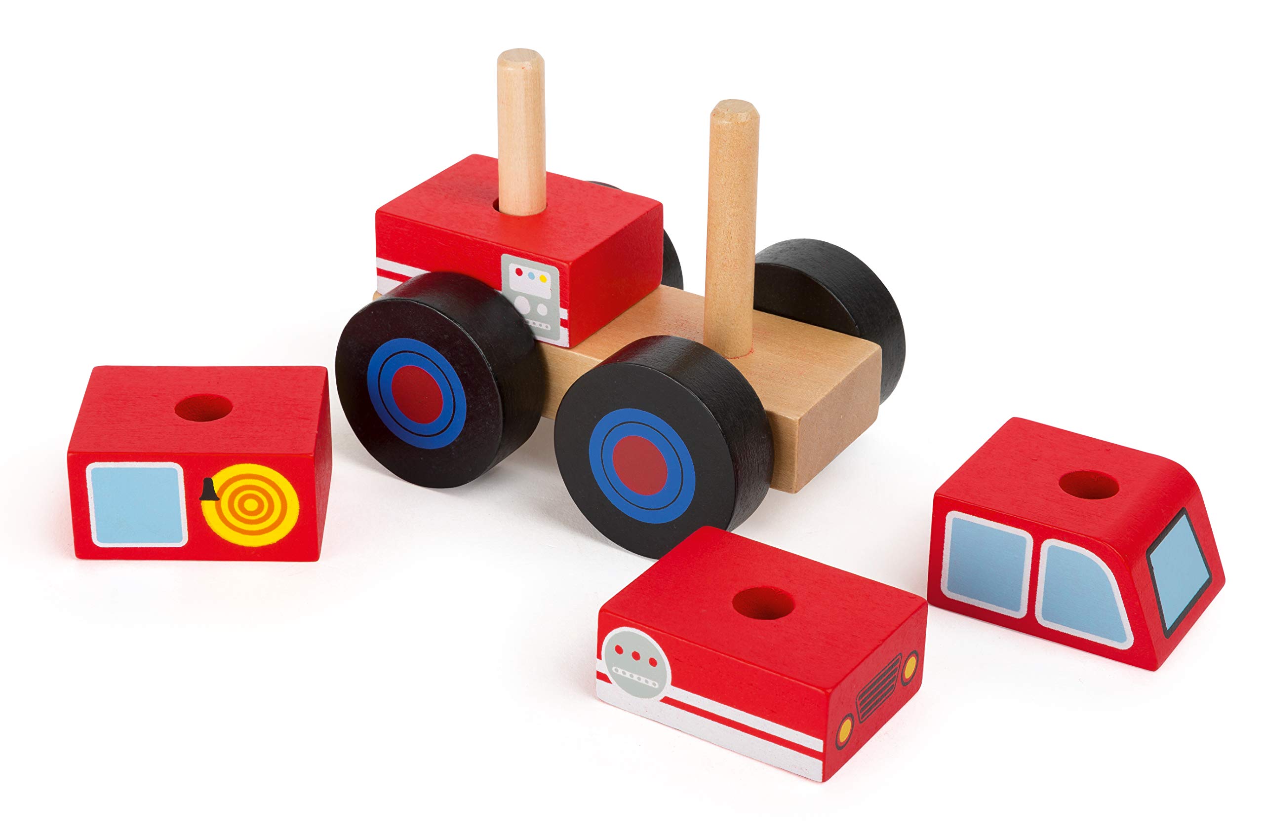 smallfoot 11071 camion pompieri legno da costruire