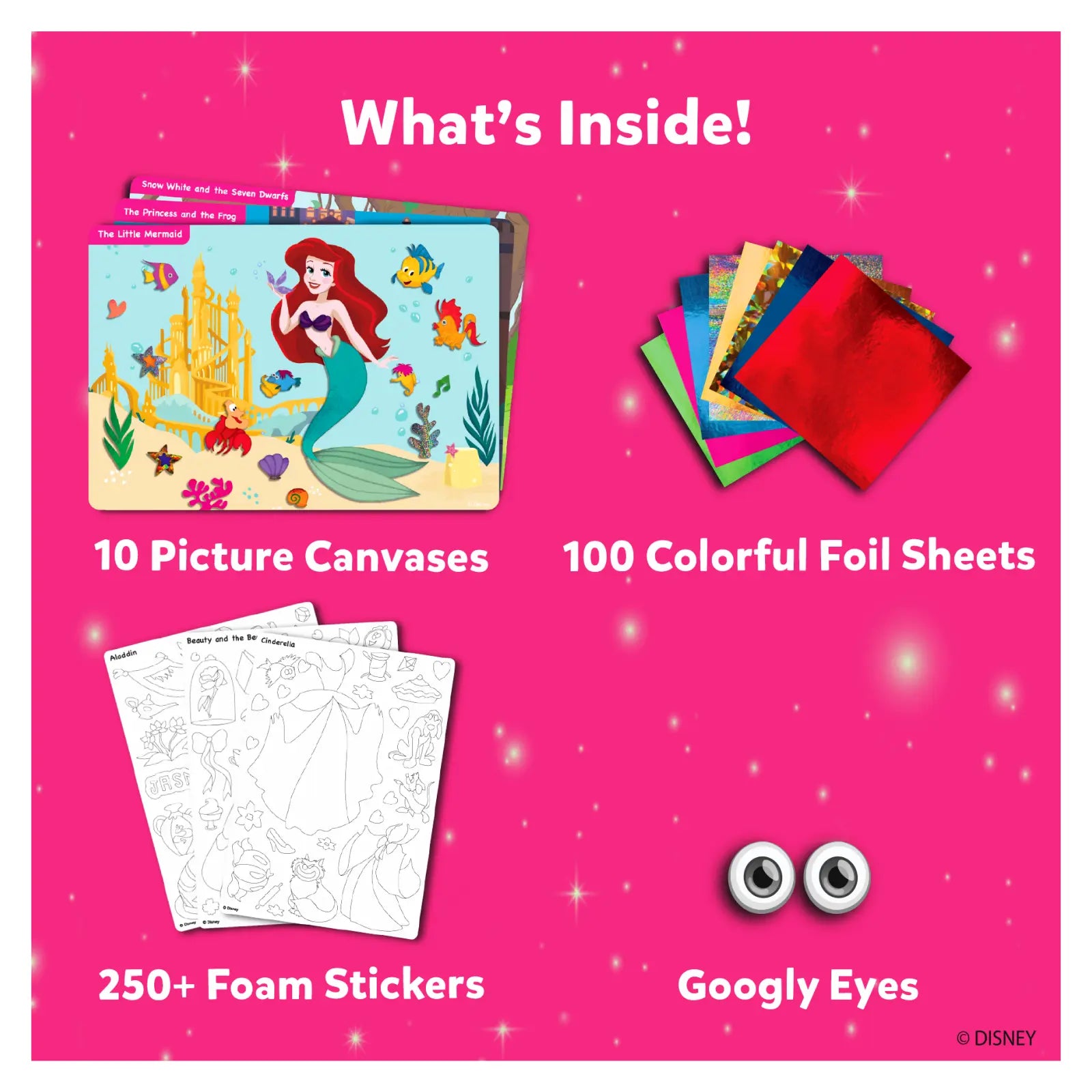 Skillmatics Foil Fun Disney Princess kit foil principesse