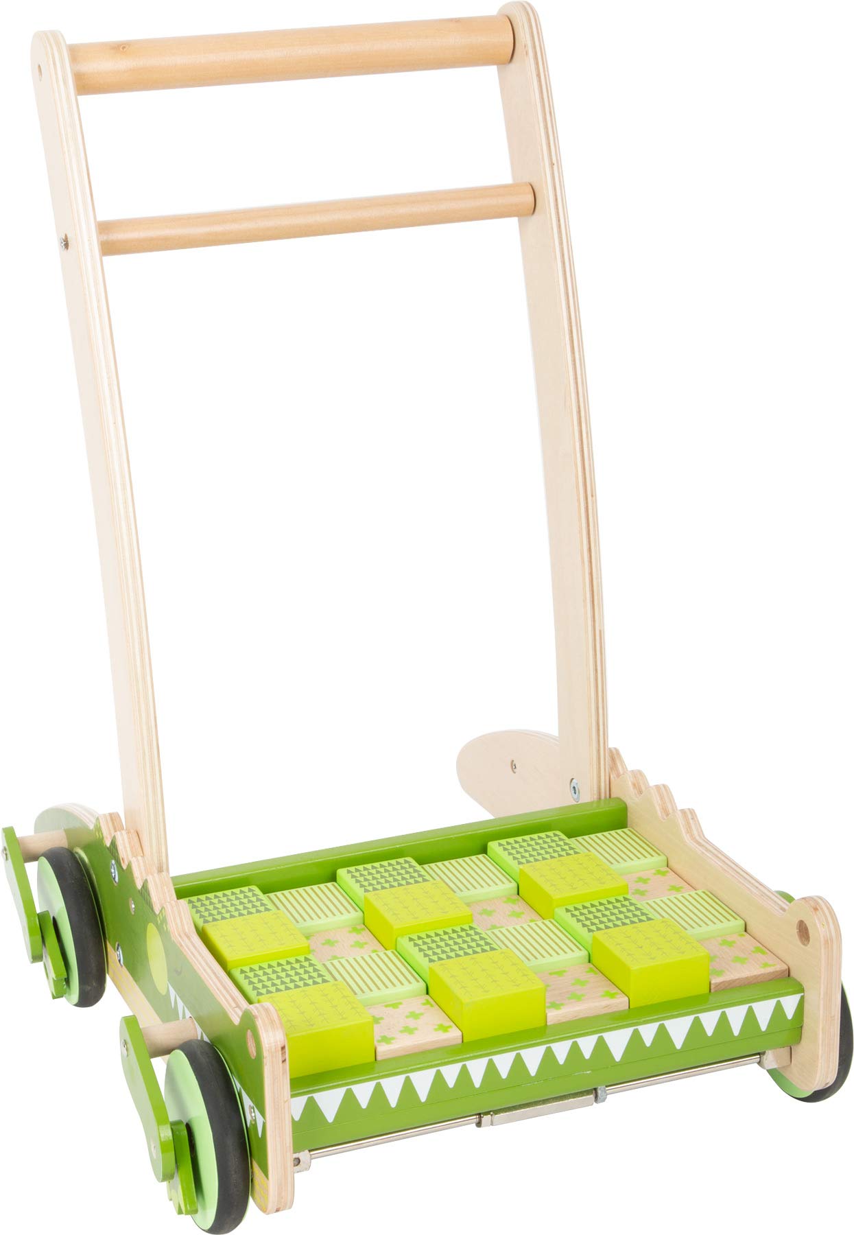 smallfoot 11738 carrello primi passi legno coccodrillo 24 pezzi
