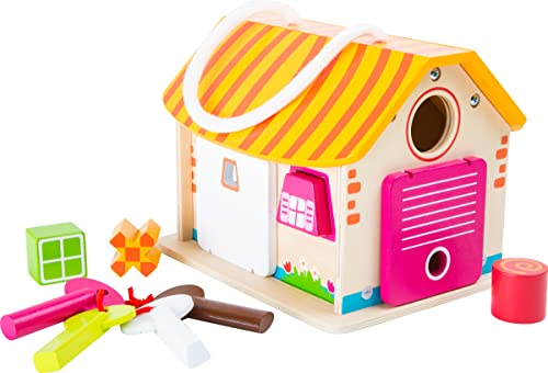 smallfoot 10315 gioco motricità stalla in legno