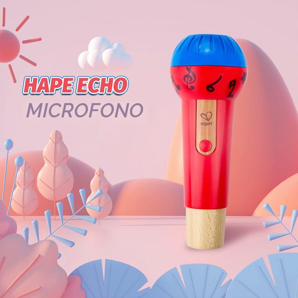 Hape Microfono Eco microfono giocattolo senza batterie