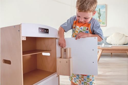 Hape E3153 frigorifero giocattolo in legno bianco