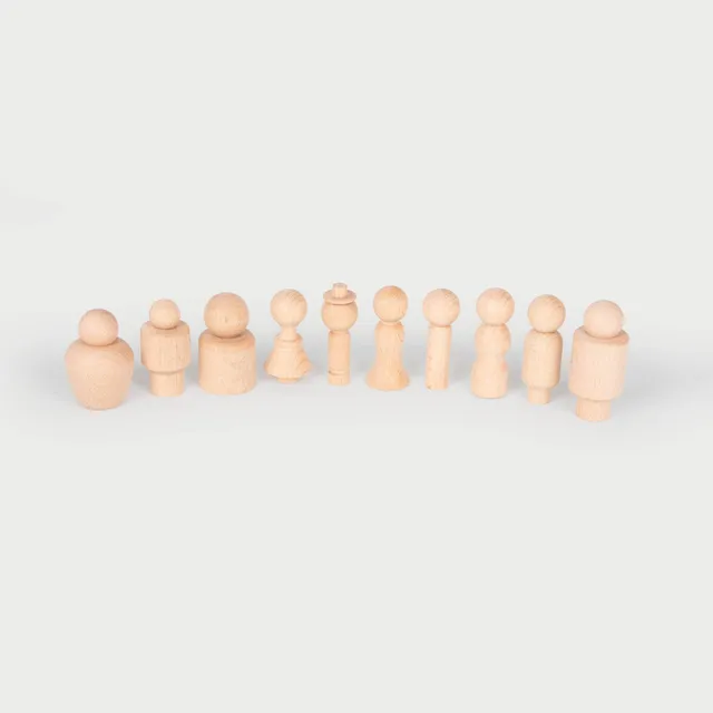 Tickit Wooden Community Figures personaggi legno 10 pezzi