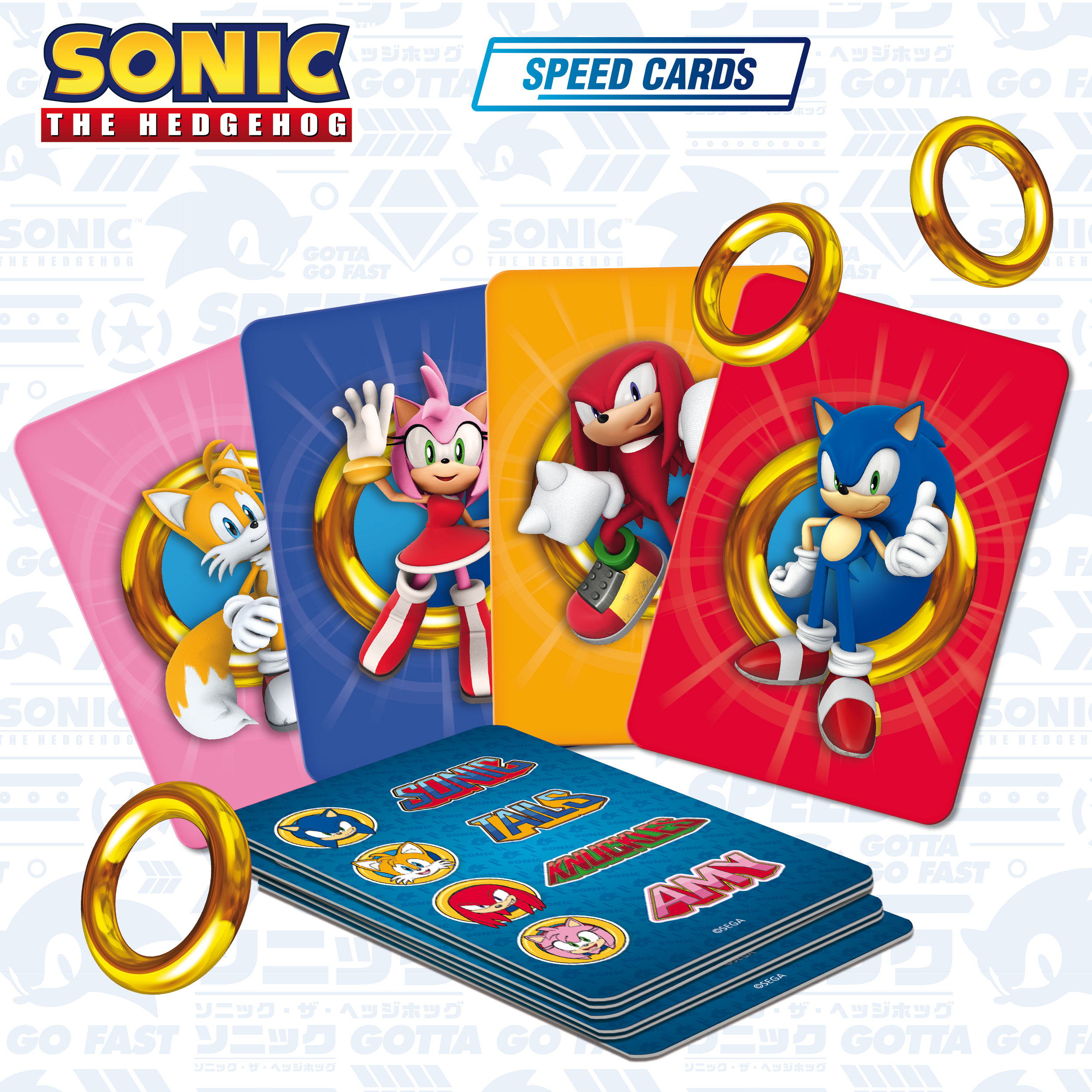 Lisciani Sonic Speed Cards gioco di carte per bambini