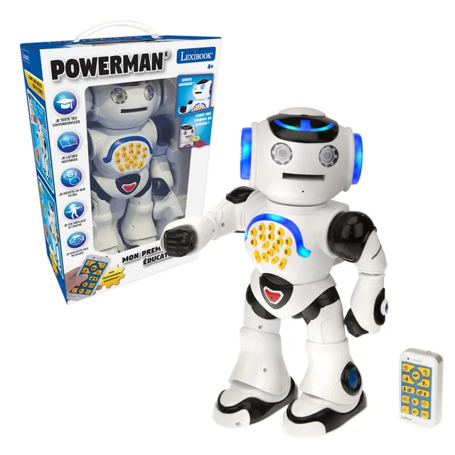 Lexibook Powerman ROB50FR robot blu telecomando