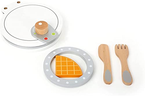 smallfoot Piastra per waffle set cucina legno 4 cialde
