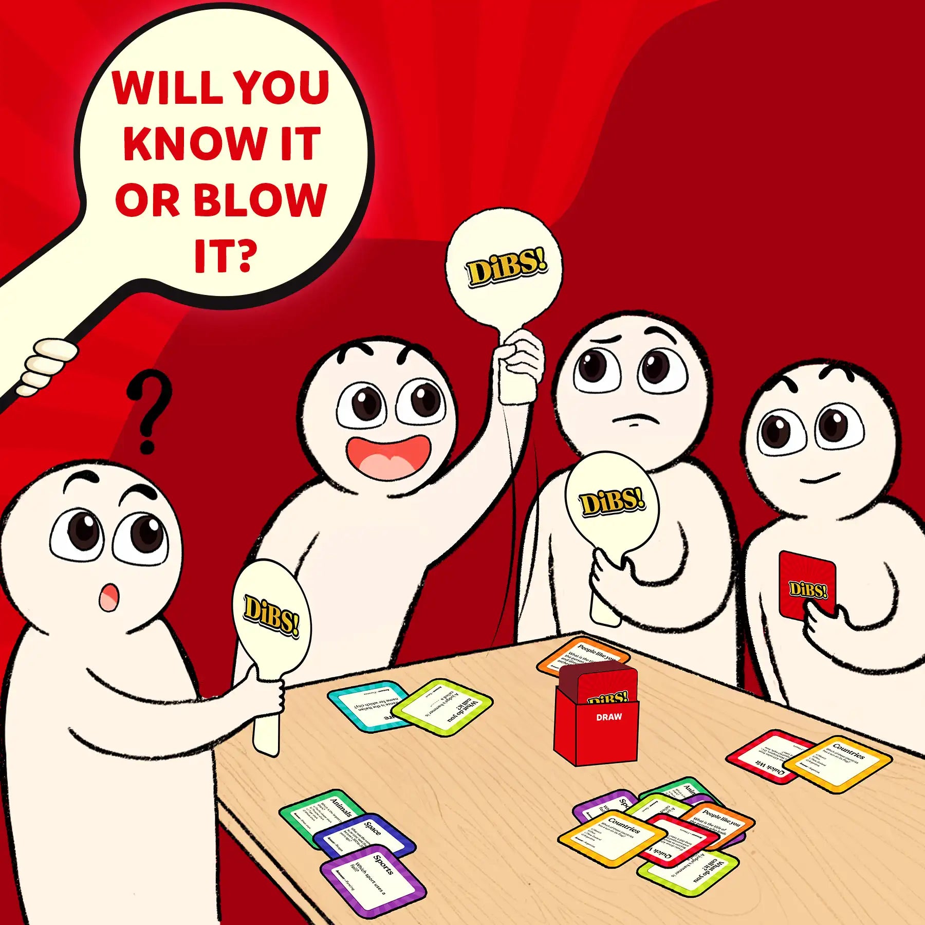 Skillmatics DiBS! gioco trivia 10 categorie da 8 anni