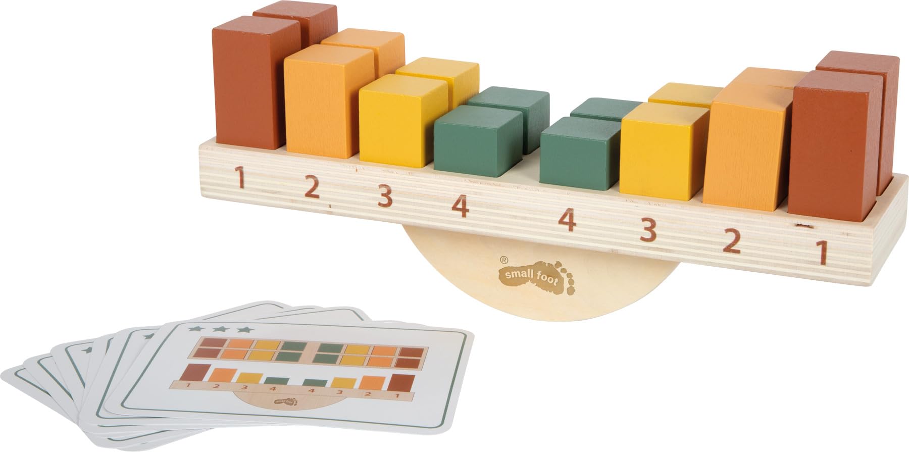 smallfoot Gioco equilibrio montessori altalena legno 16 pezzi