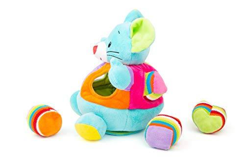 smallfoot 11419 Topolino peluche incastri con sonaglio