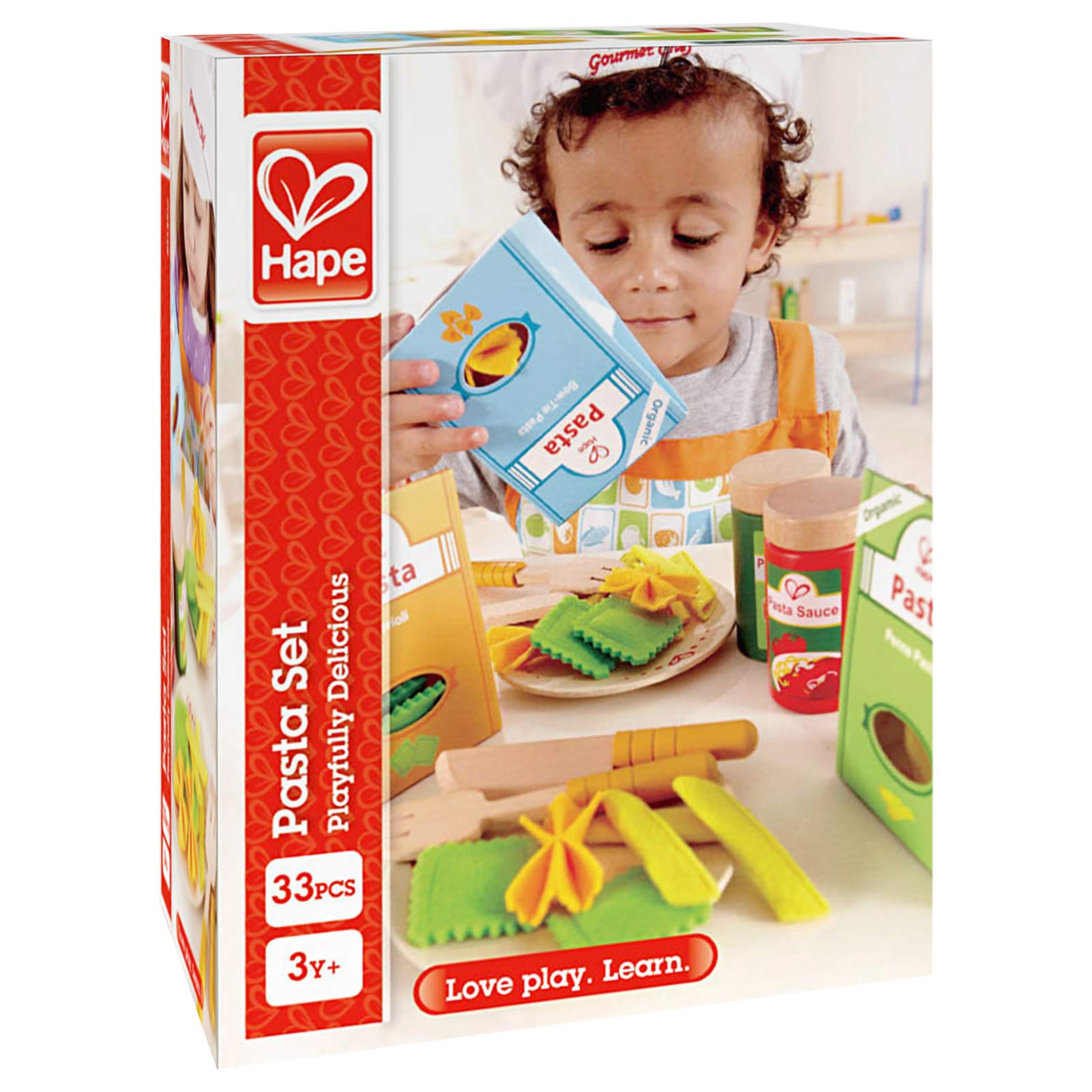 Hape E3125 Pasta e Condimenti set cucina bambini 3 anni