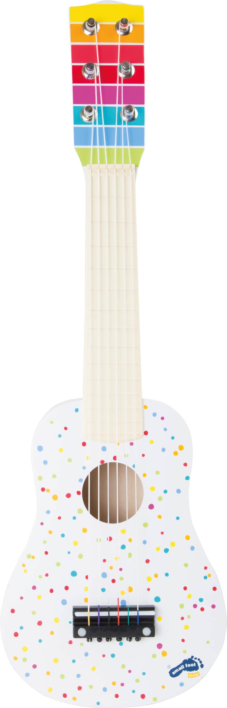smallfoot Sound chitarra acustica bambini leggera a pois colorati