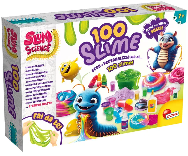 Lisciani Slumi Science 100 Slime Kit Creativo Bambini