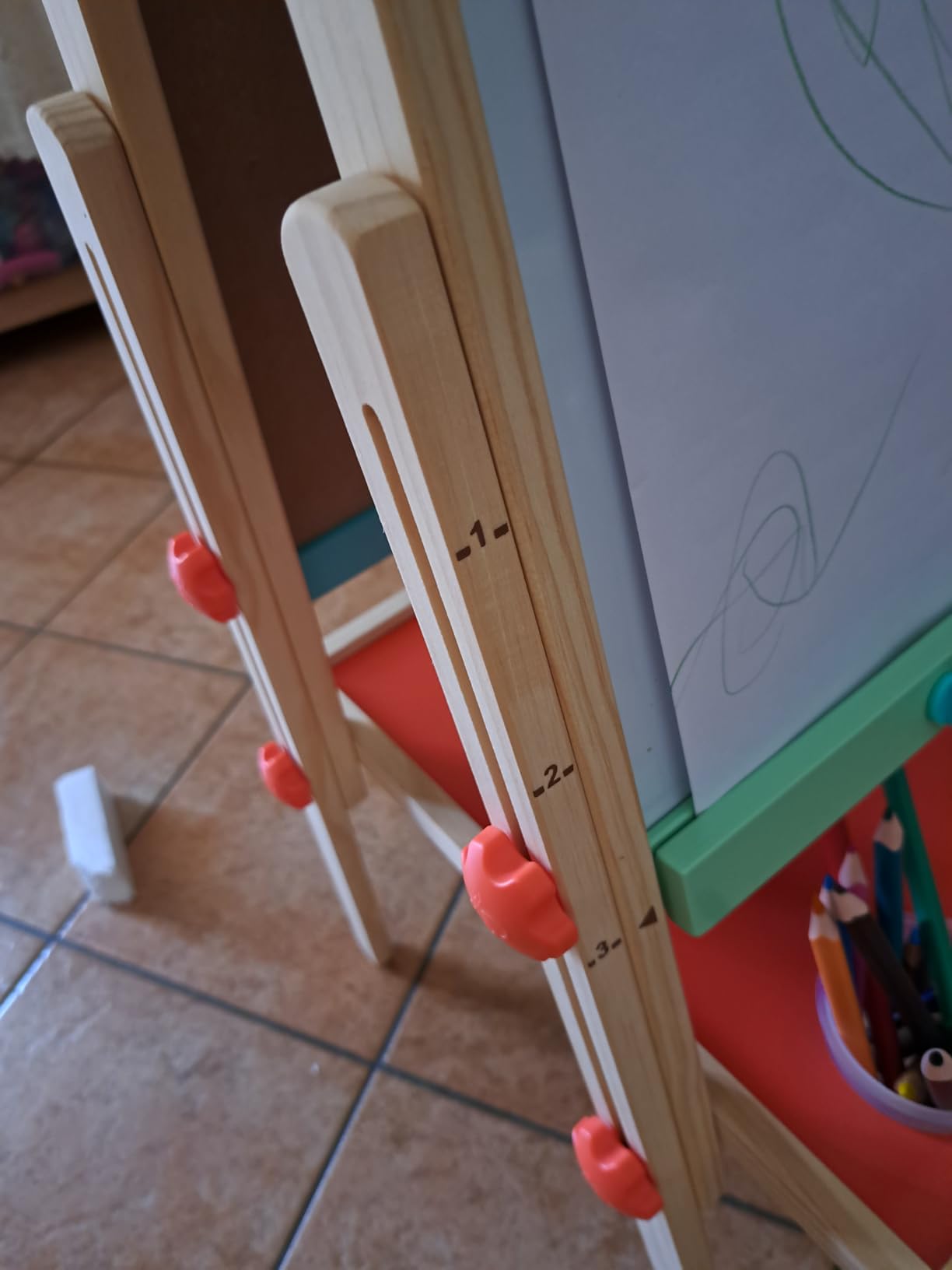 Hape Multiattività lavagna bambini double-face magnetica
