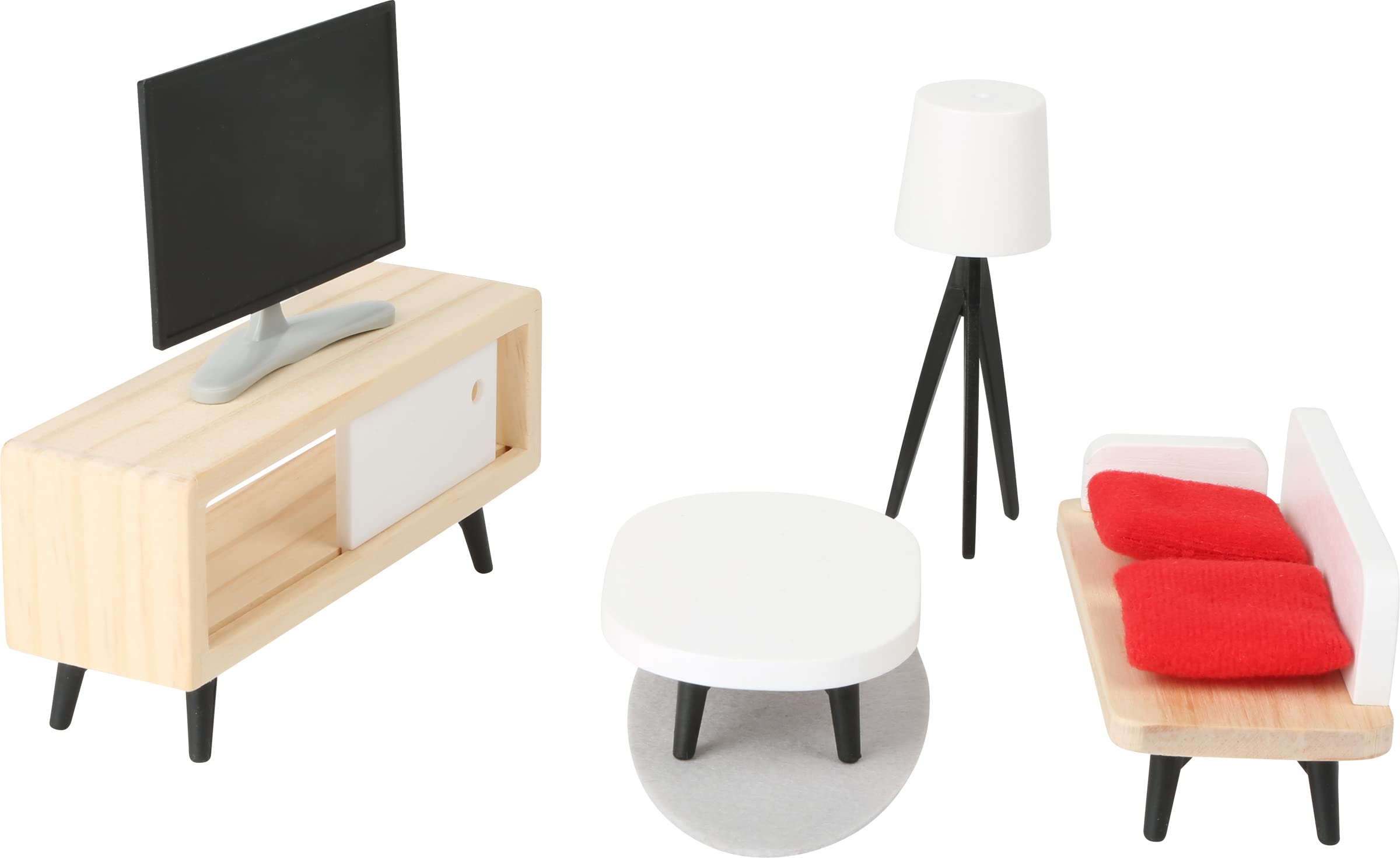 smallfoot 11414 mobili casa bambole legno 4 stanze