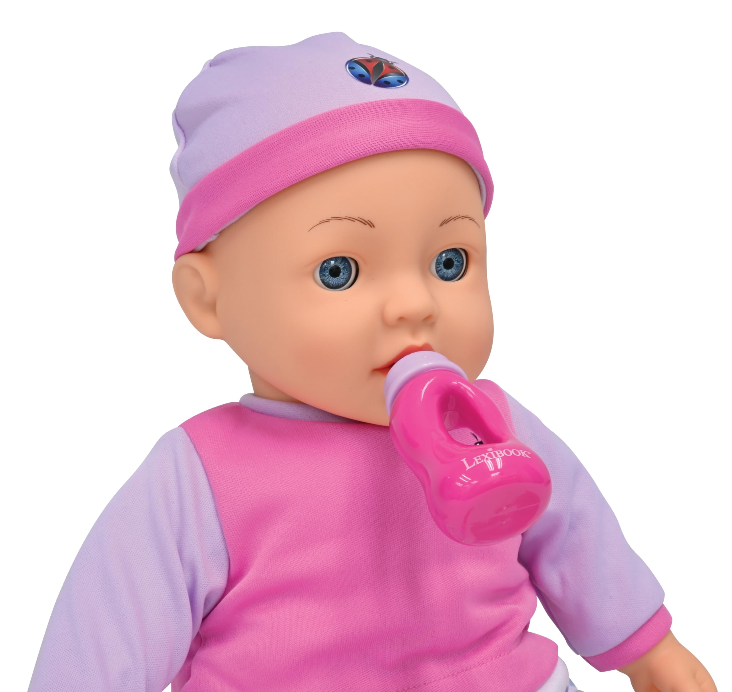 Lexibook Power Baby Lina BABY02 bambola interattiva 38 cm rosa
