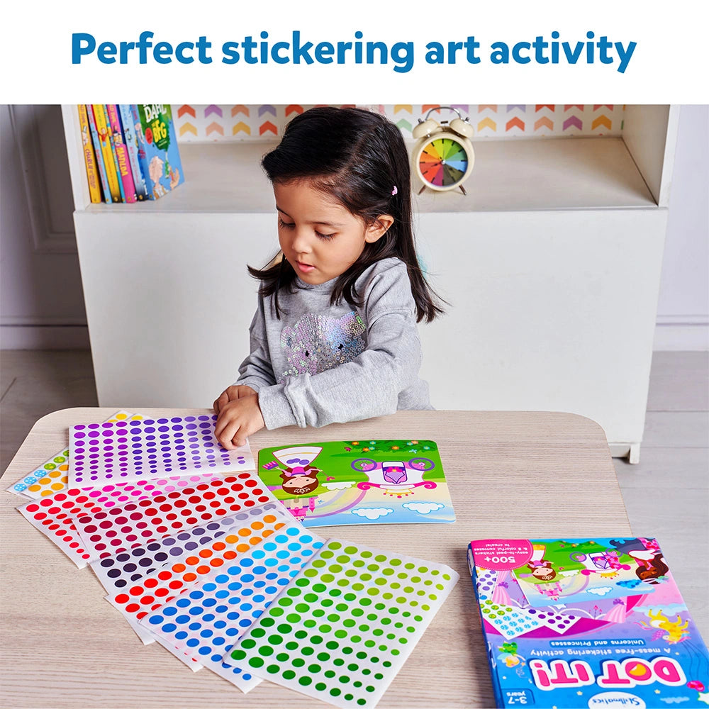 Skillmatics Dot It Unicorns Princesses album sticker 500 sticker