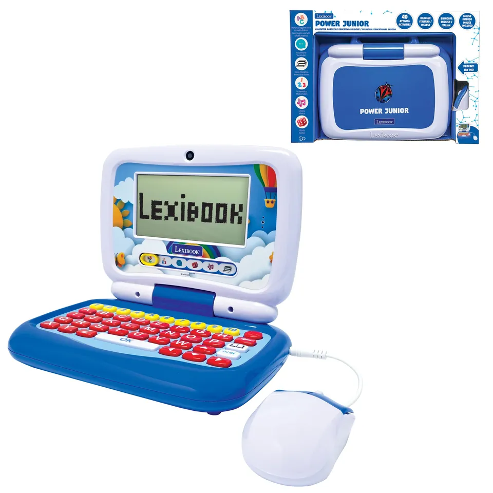 Lexibook JC398i5 computer educativo bilingue 40 attività