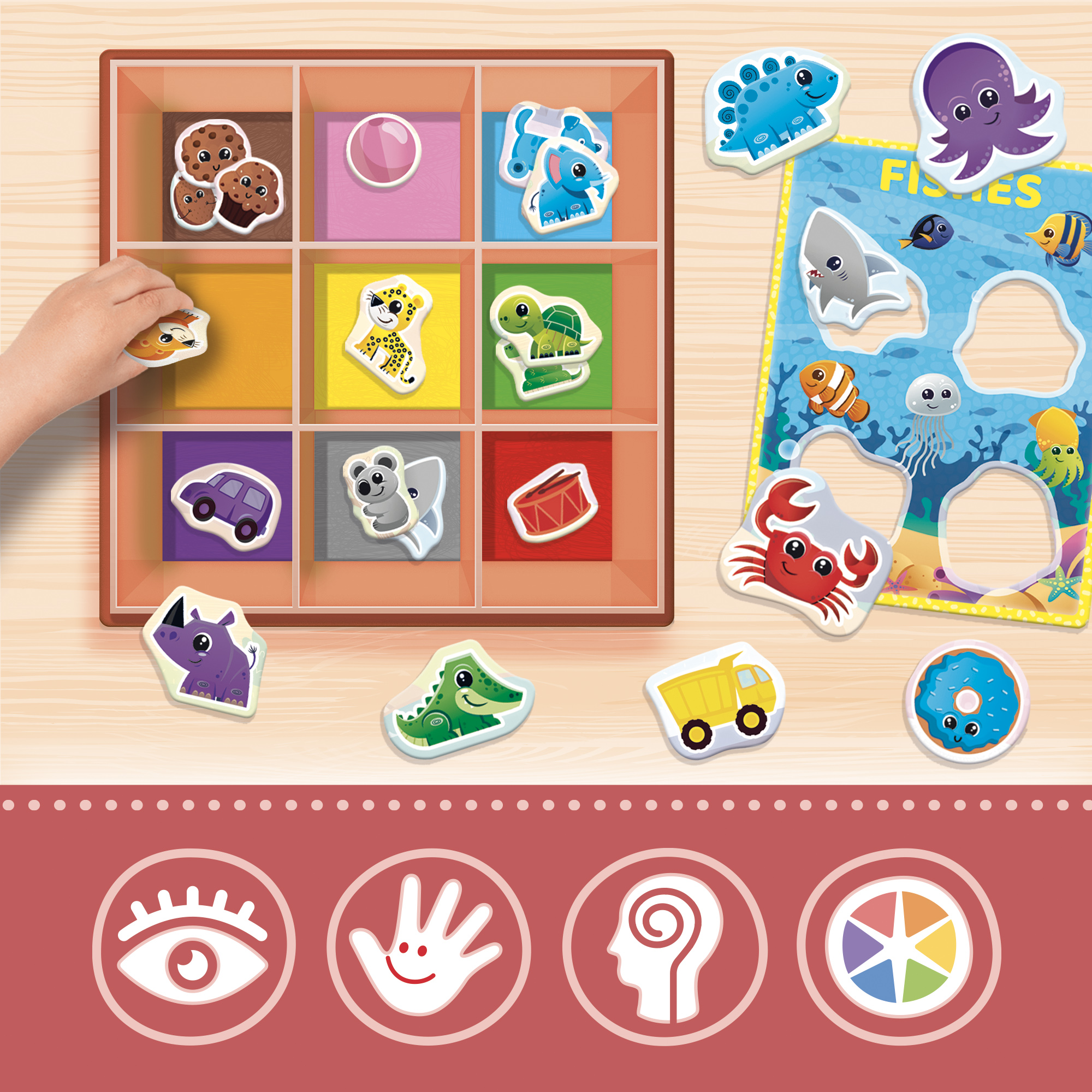 Lisciani Montessori Baby Box Colours gioco colori