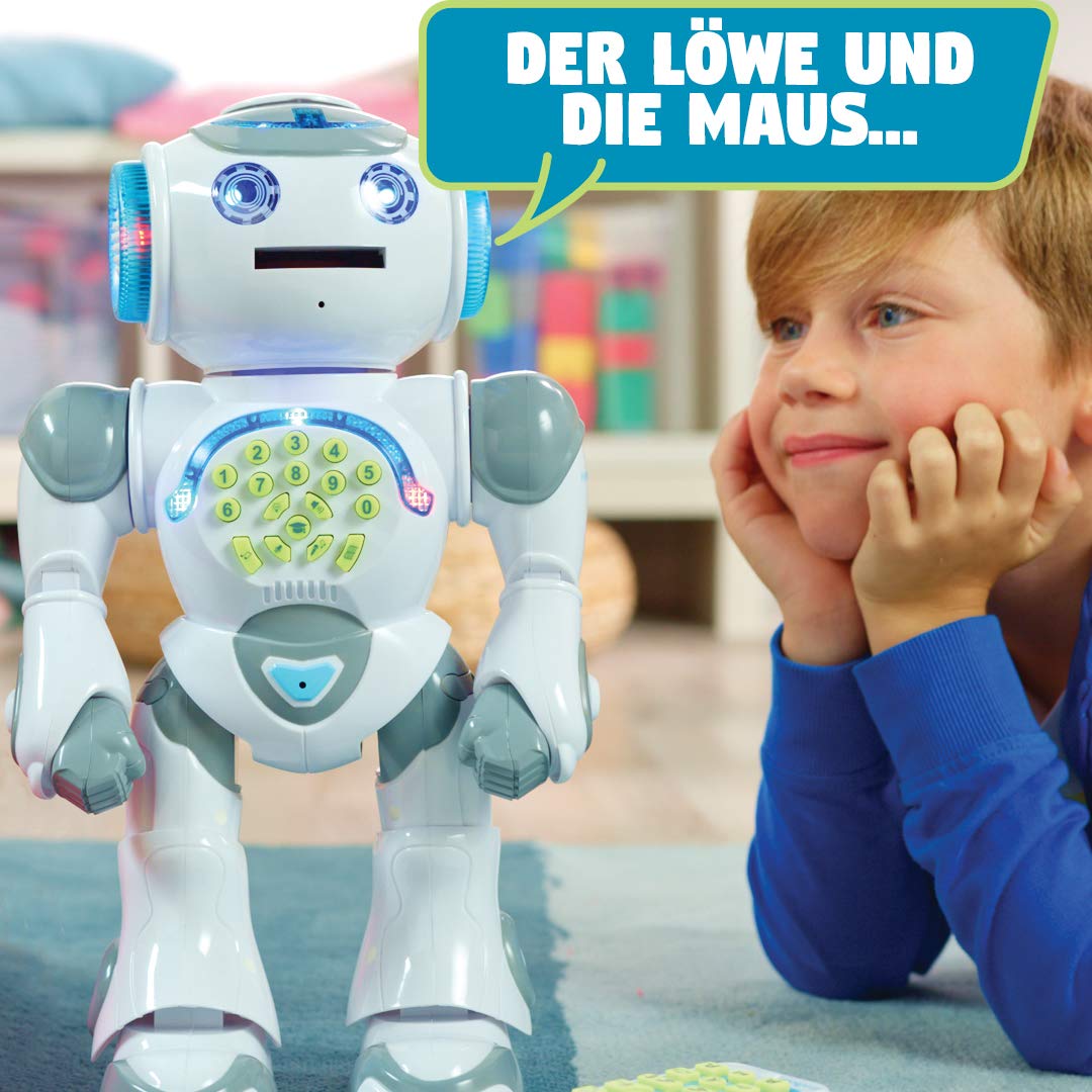 Lexibook Powerman Max ROB80DE robot parlante programmabile
