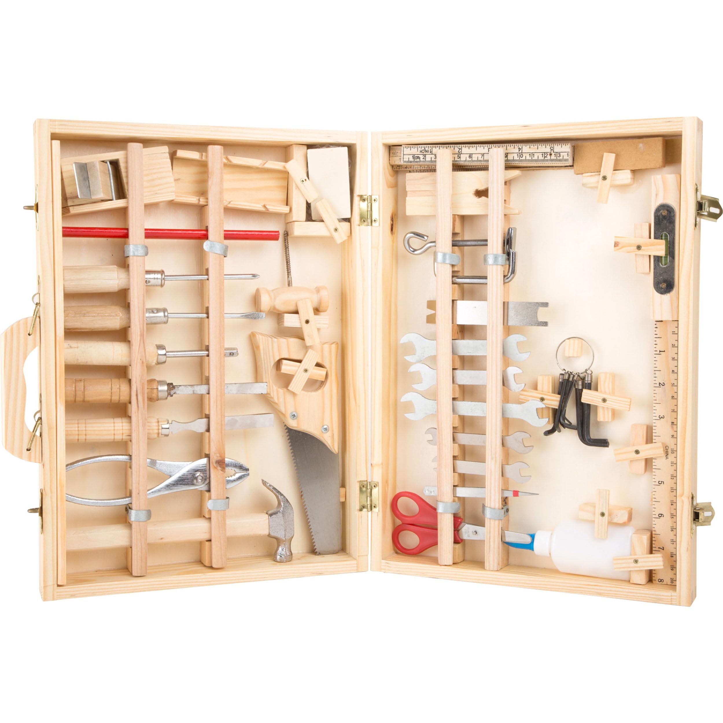smallfoot Deluxe valigia attrezzi legno 48 pezzi